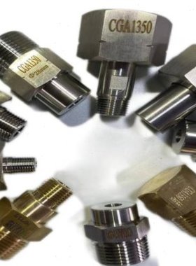 304不锈钢钢瓶转换接头CGA660 580 350 330 180定制款确定好下单