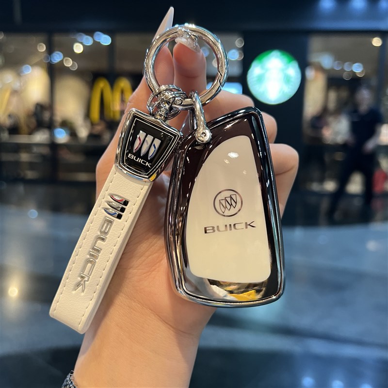 适用别克世纪钥匙套24款别克GL8新F能源陆尊车蕴世版高档壳扣男女