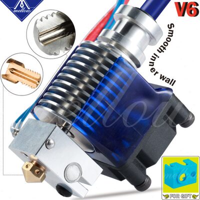 Mellow 高品质E3D V6挤出头全金属铁氟龙喉管近远程通用3d打印机