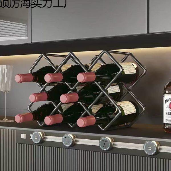 红酒置物架架子客厅酒柜家用格子酒架柜内轻奢摆件摆,收纳整理,红酒架,淘宝优惠券,粉丝福利购,淘宝优惠卷
