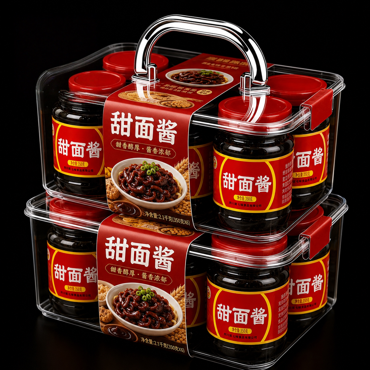 央妈推荐甜面酱家用0添加炒菜老北京烤鸭酱肉丝拌面商用调味酱