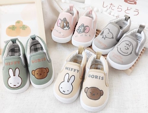 卡通米菲史努比帆布鞋学步鞋