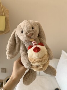 JC抱蛋糕邦尼兔趣味食物系列松饼高热量柔软玩具可爱礼物