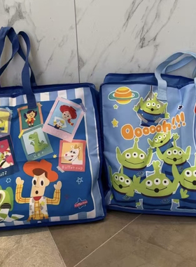 日单玩具总动员巴斯光年三眼仔可爱大号收纳袋 幼儿园被褥包
