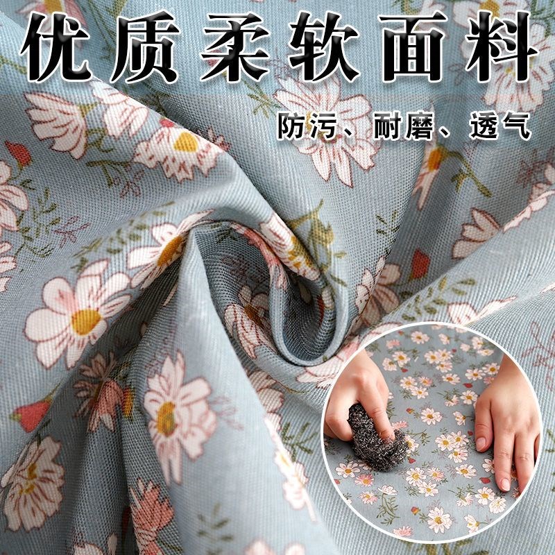 韩版长袖帆布围裙女家用厨房做饭罩衣防污透气餐饮工作服大人围腰