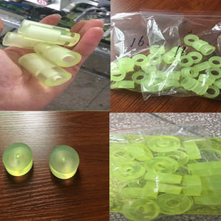 pu梯形优力胶聚氨酯定制加工减震垫圈空心弹性牛筋橡胶棒管材垫片