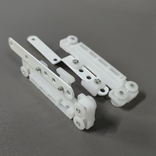窗帘轨道防漏光滑车方轨交叉闭合器窗帘轨道手动电动交叉滑车配件