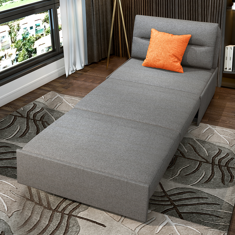 70公分沙发床单人宽80cm无扶手1米两用 阳台小户型推拉书房折叠床