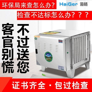 厨房油烟净化器商用油烟机 油雾收集器无烟烧烤车低空油烟净化器