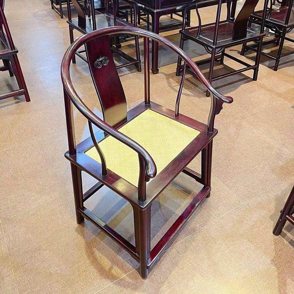 赞比亚血檀如意藤面圈椅明式家具红木座椅茶椅实木中式紫檀主人椅,住宅家具,圈椅,淘宝优惠券,粉丝福利购,淘宝优惠卷