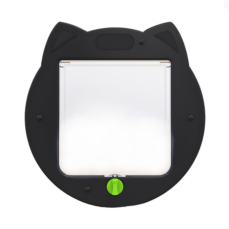 静音猫咪进出门洞双向自由出入宠物门适合卧室木门衣柜门上门安装