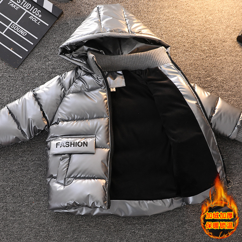 男童棉服冬装外套2025新款中长款