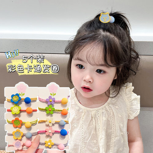 2023爆款儿童可爱发饰头绳高弹力