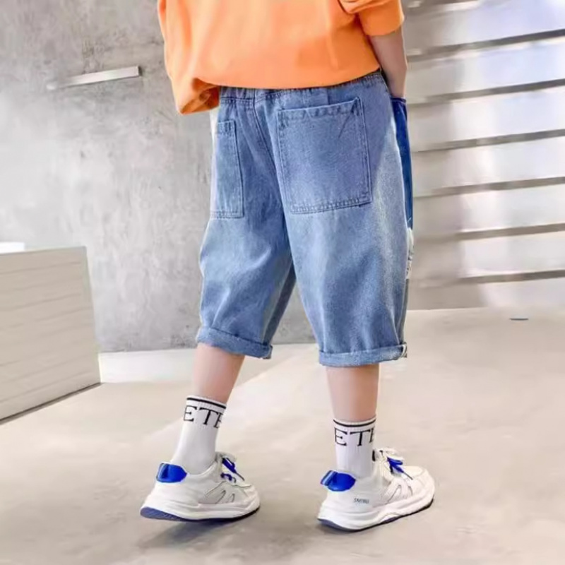 男童牛仔短裤夏季2024新款韩版中