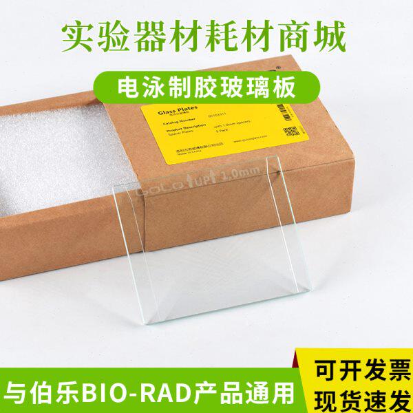 适配伯乐bio-rad垂直电泳仪 玻璃制胶板 电泳板 制胶厚板制胶长板