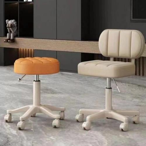 美容院专用旋转凳子升降大工椅滑轮美甲椅理发店家用圆椅子酒吧凳