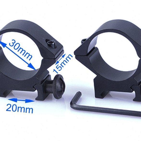 30mm低宽铝合金手电筒夹子 21mm卡槽固定夹 车夹 支架 灯架一对