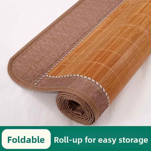 夏季宿舍用竹席可折叠凉席双面子1.5米床竹席冰丝0.9单人床席纤维