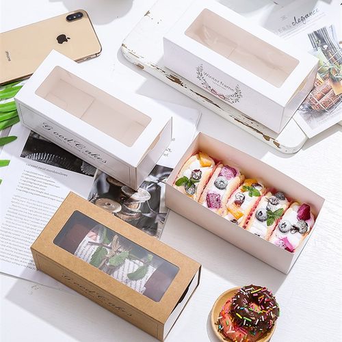 饼干包装盒纸盒抽屉式毛巾瑞士卷抱抱卷手工包装盒牛轧糖西点盒子