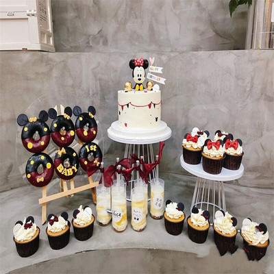 白色甜品台摆件展示架蛋糕托盘欧式下午茶冷餐茶歇摆台展示台装饰