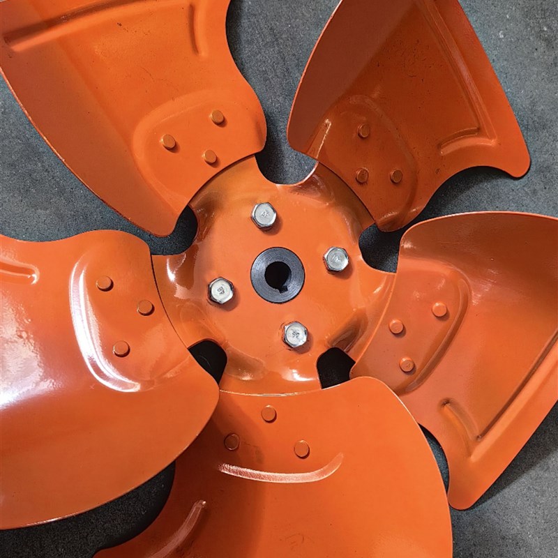 五叶SF轴流风机风叶加厚铁叶大风量排风扇叶平衡叶片管道强力叶轮