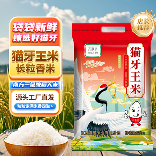 正宗猫牙米长粒香米一级晚稻籼米一斤优质大米氮气锁鲜1斤家用米