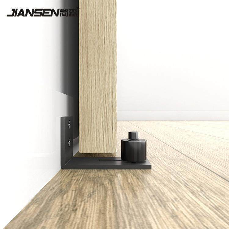 移门推拉门止摆器谷仓门定位器吊门防摆动下定位门档门阻地导轨