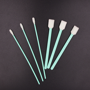 100支装 UV喷头喷绘机净化海绵无尘布棉签 包 擦拭棒 无尘棉签