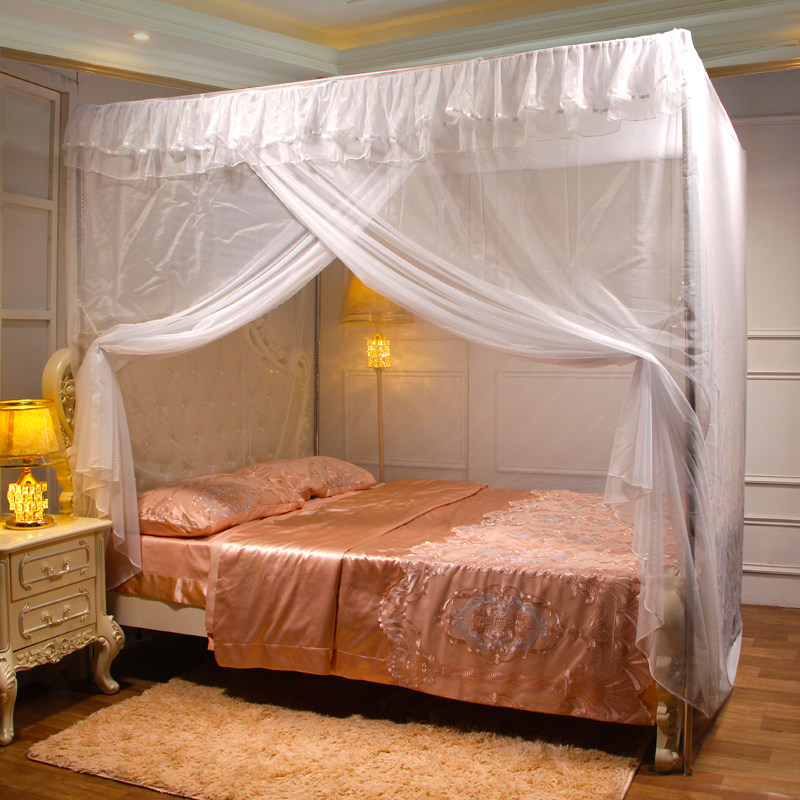 单开门老式1.2蚊帐2.0x2.2加厚加密家用1.5m床帐纱不含支架2米床