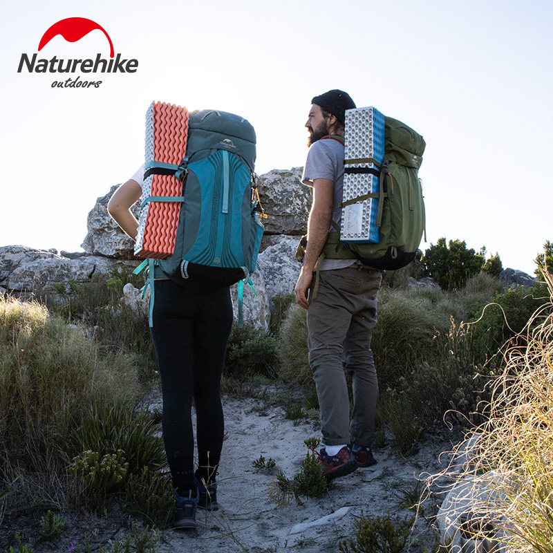 NH挪客户外单人蛋槽折叠防潮垫露营加厚地垫午睡垫帐篷蛋巢便携式