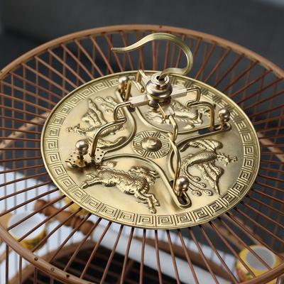 靛颏紫竹抽屉鸟笼红子贝子绣眼麻料黄鸟柳莺手工老竹鸟笼全套配件