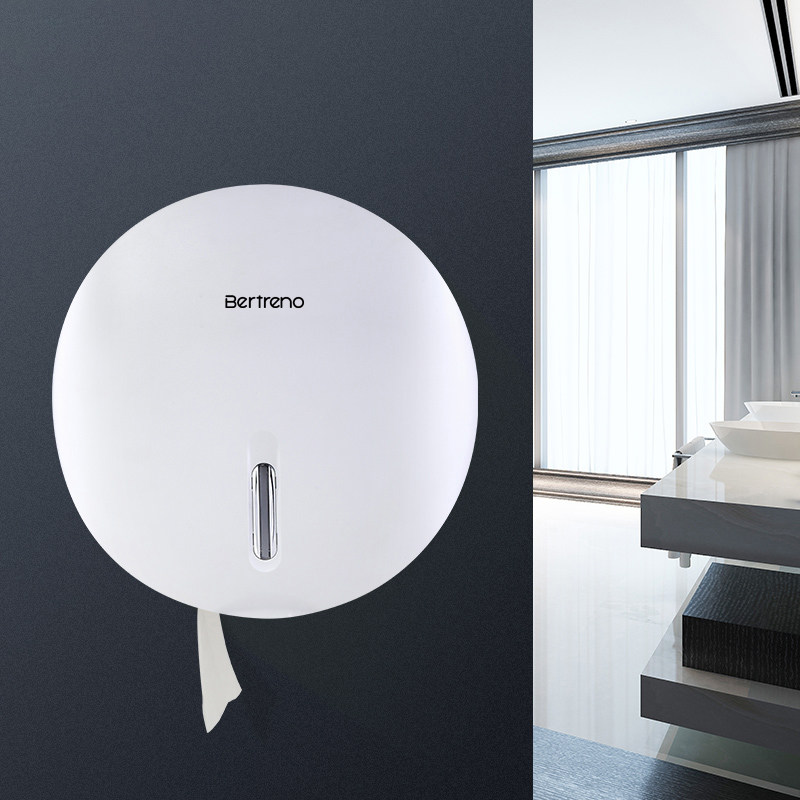 大卷纸盒壁挂式厕所厕所卷纸盒卫生间纸巾盒酒店商用大盘纸厕纸盒