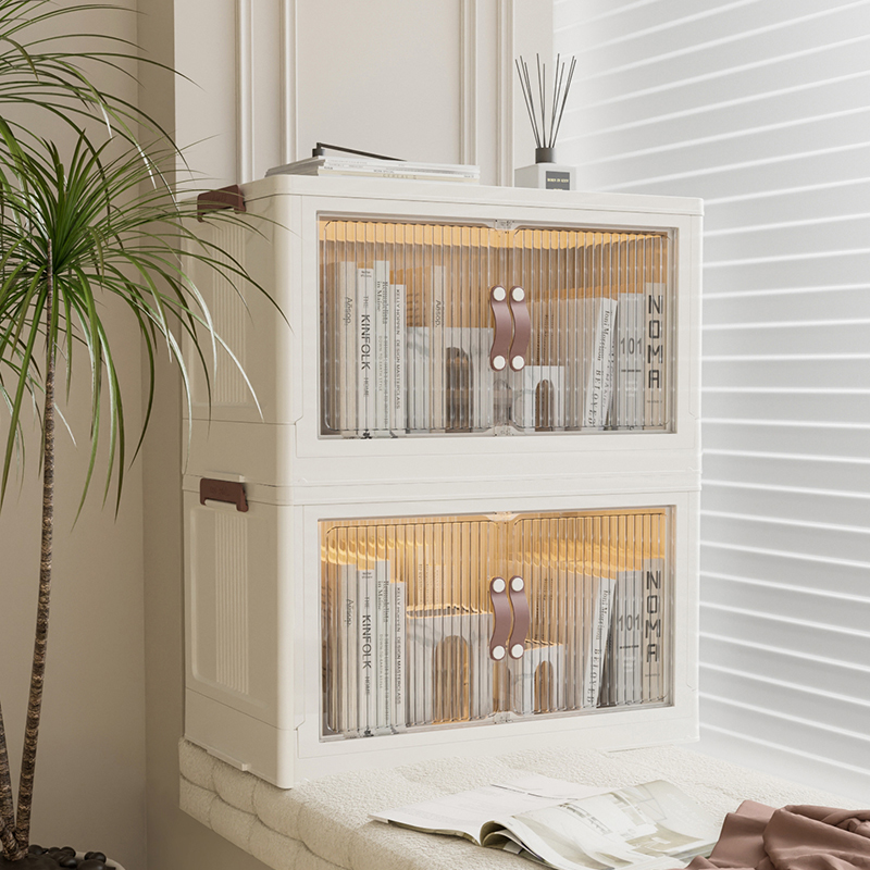 飘窗收纳柜窗台上小书柜阳台简易书架卧室落地储物柜简约现代多层