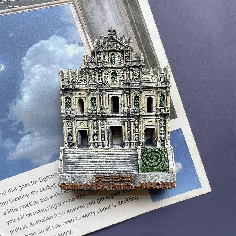 香港金属冰箱贴旅游纪念品地名建