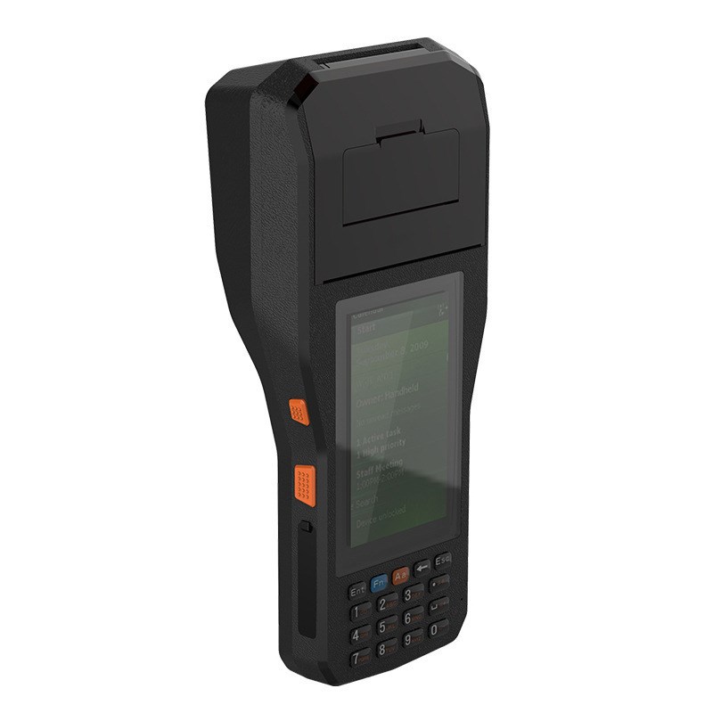 pda扫描打印一体机不干胶仓库物料标签垃圾分类1D2D安卓手持终端