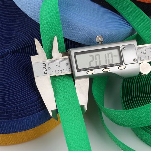 现货彩色2cm混纺魔术贴粘扣带2公分无胶子母扣魔术扣贴