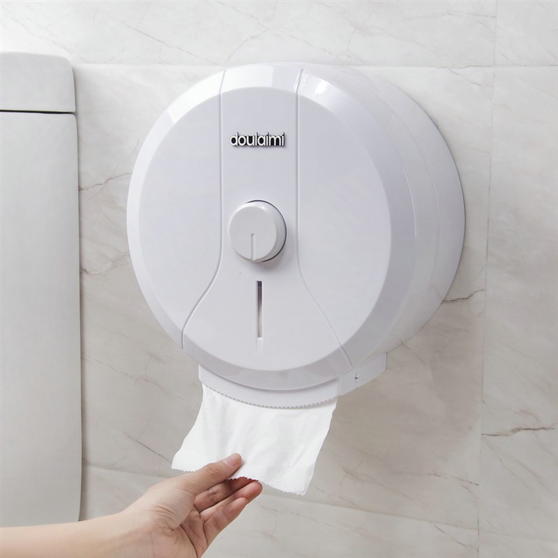 家用浴室防水壁挂式纸巾置物架免打孔创意卫生间厕所洗脸巾收纳盒