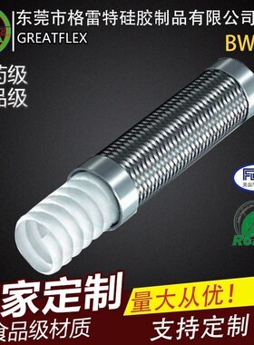 格雷特 不锈钢编织 BW20内衬四氟波纹管 DN15 25 32 40 50 65 80