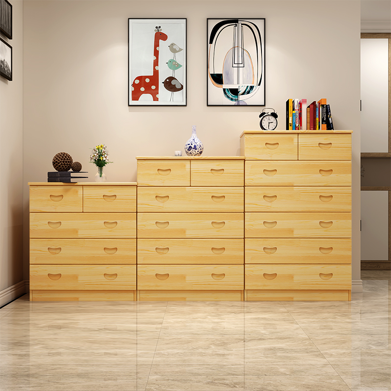 斗柜实木现代简约客厅组合卧室抽屉式收纳柜五六七斗橱多功能储物