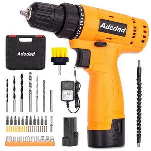 无线无刷锂电钻工具充电手电钻双速带冲击 锂电池电钻多功能打孔