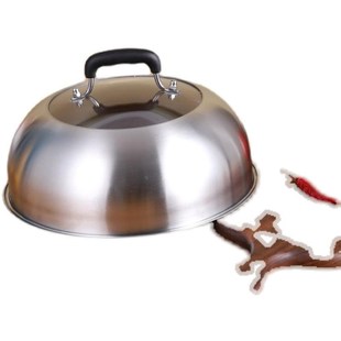 蒸锅锅盖高盖家用加高mmM盖子炒锅视盖铁锅盖