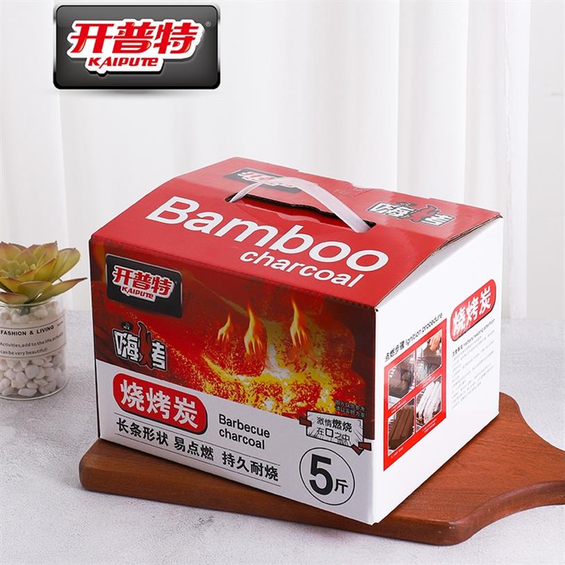 烧烤碳木炭无烟烧烤炭耐烧环保易燃果木炭家用烤火取暖竹炭机制碳