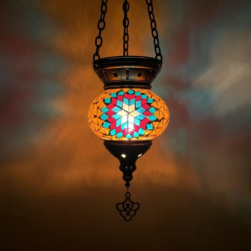 土耳其酒吧吊灯复古异域特色火锅店民宿酒店婚庆装饰玻璃吊灯