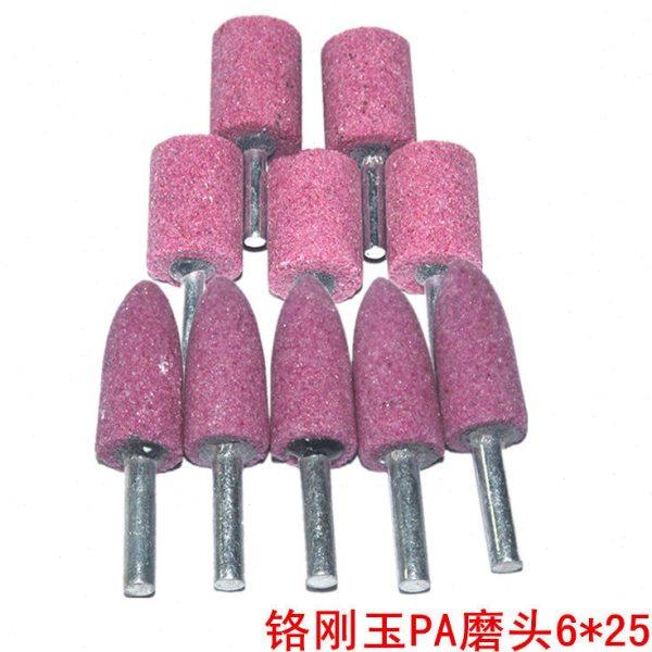 PA络刚玉磨头6X25火石仔红色打磨头 陶瓷磨头带柄砂轮磨头电磨头,标准件/零部件/工业耗材,磨头,淘宝优惠券,粉丝福利购,淘宝优惠卷