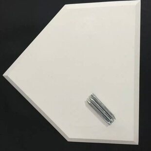 棒垒球用专业级加厚橡胶本垒板 投手板 单色垒包三组（配钢钉组）