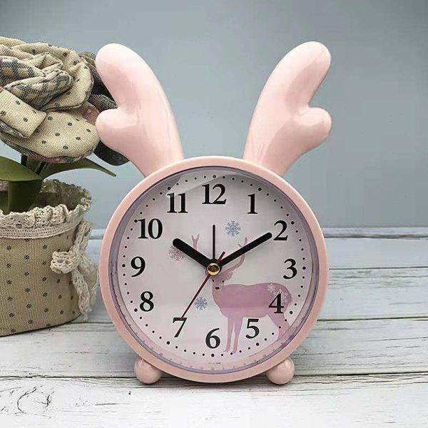 闹钟学生儿童简约时尚静音床头卧室起床钟表可爱卡通座钟书陈陈之,家居饰品,台钟/闹钟,淘宝优惠券,粉丝福利购,淘宝优惠卷