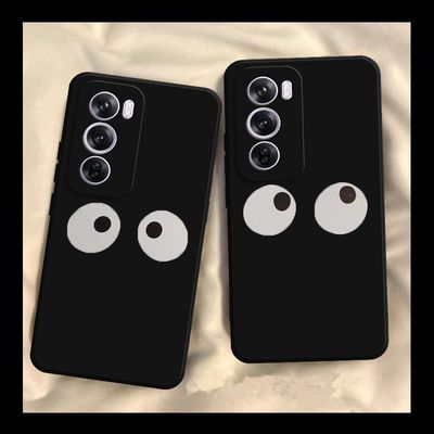 趣味眼睛适用OPPOReno12Pro手机壳新款OPPOReno12Pro硅胶卡通创意个性保护套全包OReno12Pro防摔男女可爱软壳