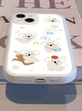 镂空考拉适用oppoa93手机壳新款OPPOreno9/7pr0防摔findx8pro个性卡通a96/8硅胶r17/k12全包4se软壳5女保护套