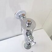 小便池延时冲水阀 小便斗冲洗阀带调节水量 小便器 暗装 全铜杯式