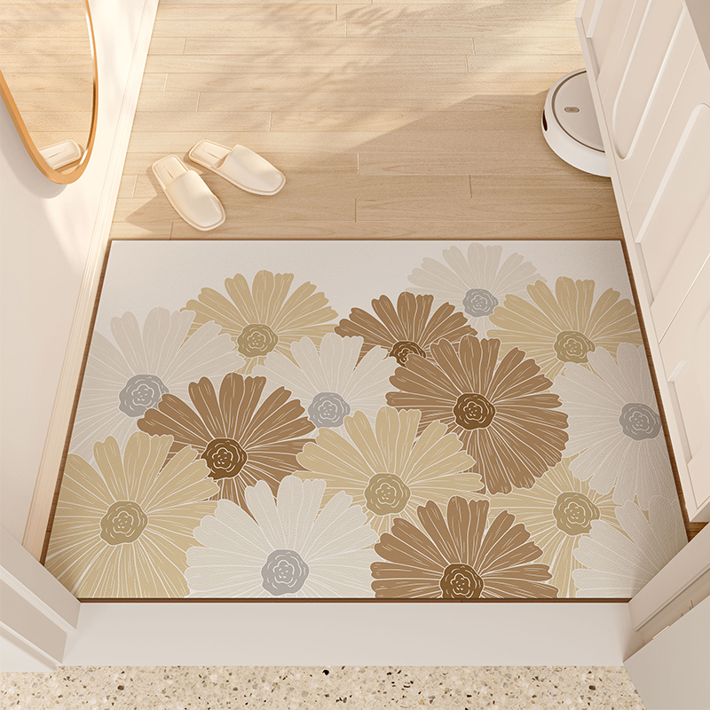 入户门地垫202新款耐脏免洗可擦进门口家用高级感可裁剪皮革地垫